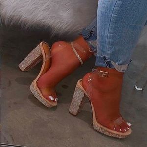 Bling Rhinestone Jeweled Heels